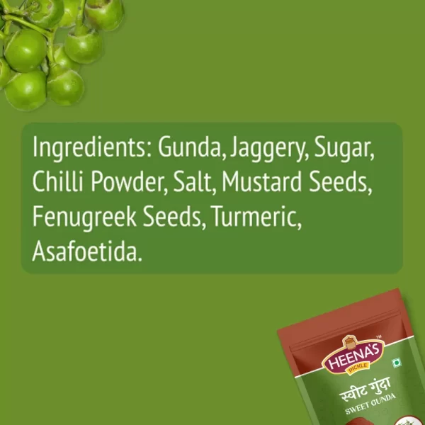 Sweet Gunda Pickle