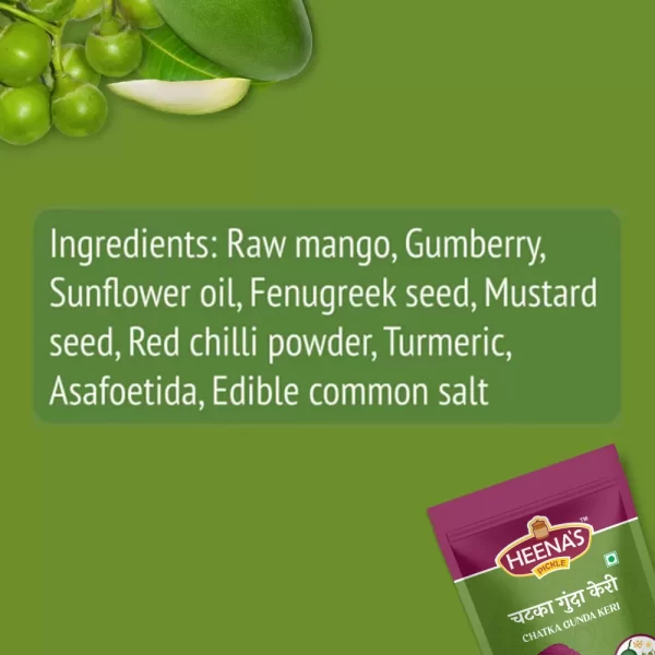 Chatka Gunda Keri Pickle